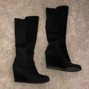 Aldo Stretch Wedge Boots